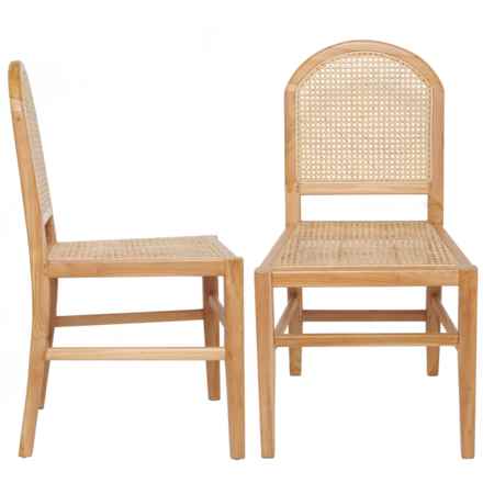 TEAK Malaka Dining Chairs - Set of 2 in Natural