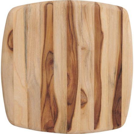 Small Pendleton Round-Up Teak Cutting Board