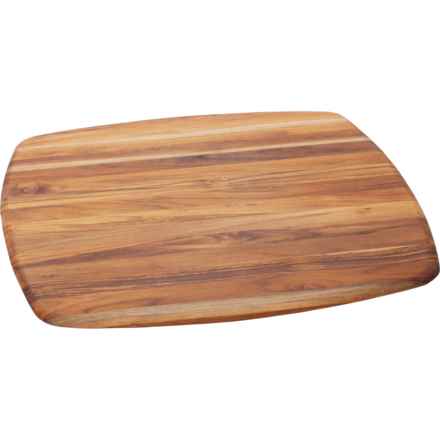 Teakhaus Rounded Edge Cutting Board - 16x16” in Natural - Closeouts