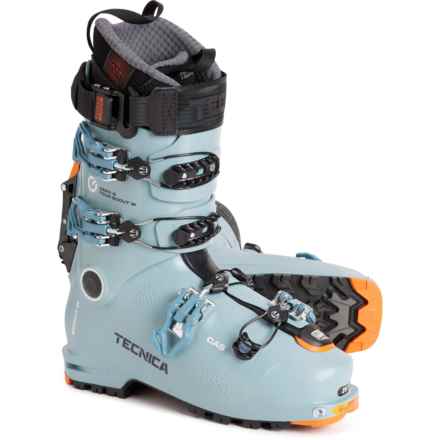 Tecnica Made in Europe Zero G Tour Scout Ski Boots - RECCO® (For Women) in Lichen Blue