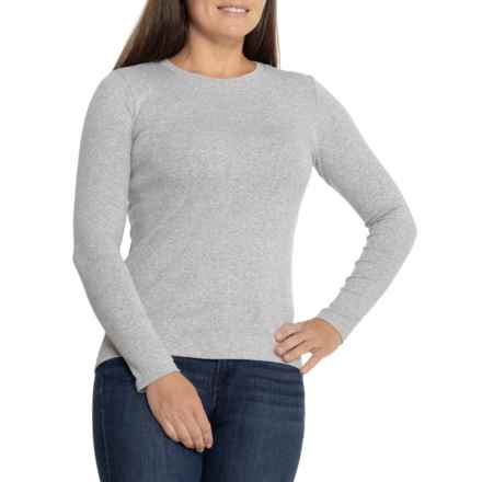 Telluride Clothing Company 1x1 PCMS Rib Shirt - Long Sleeve in Heather Gray Bc06 (Medium Heather Grey)