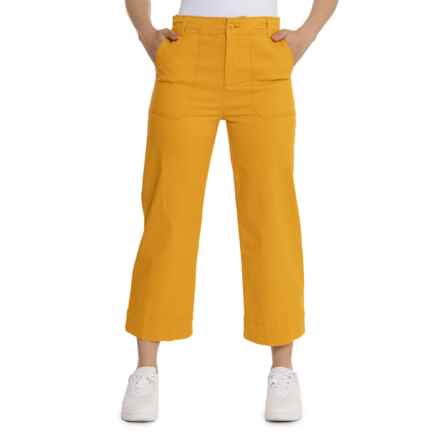 Telluride Clothing Company Chop Pocket Cropped Pants in Sungold