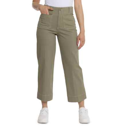 Telluride Clothing Company Collette Cropped Pants in Dried Sage