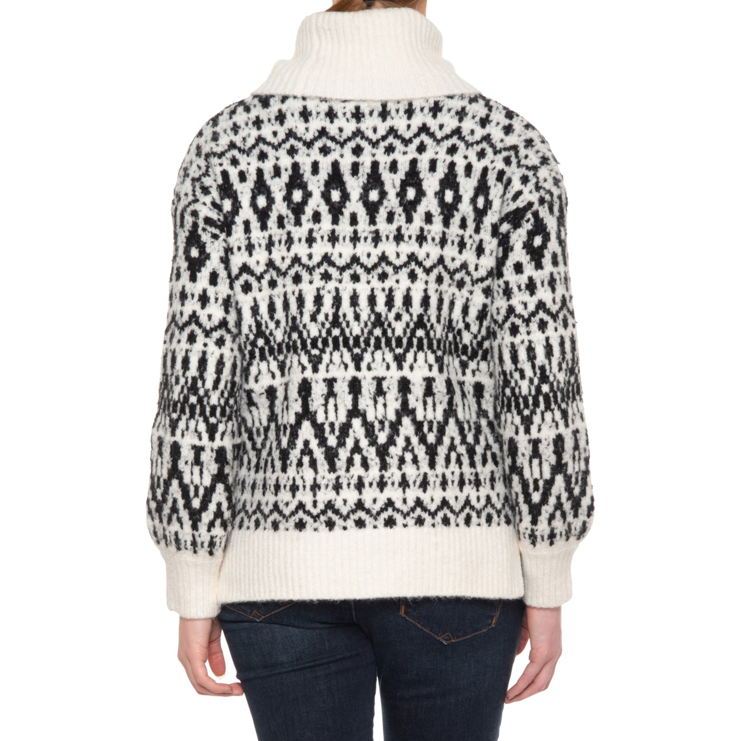 Telluride Clothing Company Exploded Pattern Turtleneck Sweater (For ...