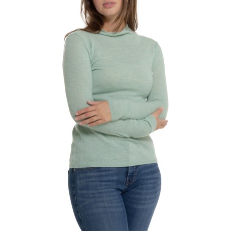 Telluride Clothing Company Funnel Neck Sweater - Cashmere in Pistachio Ic