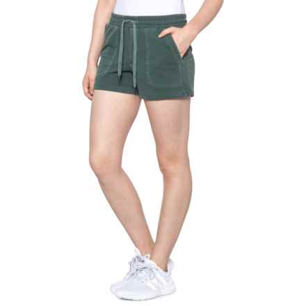Telluride Clothing Company Garment-Dyed Twill Shorts in Forest Green
