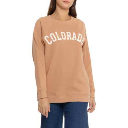 Telluride Clothing Company Graphic Sweatshirt in Café Au Lait