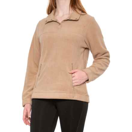 Telluride Clothing Company Heavy Microfleece Shirt - Snap Neck, Long Sleeve in Tuffet