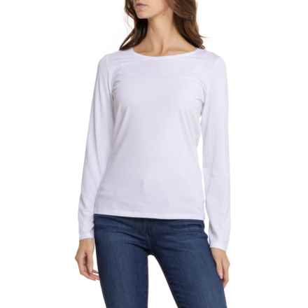 Telluride Clothing Company Jersey Crew Shirt - Long Sleeve in Brilliant White