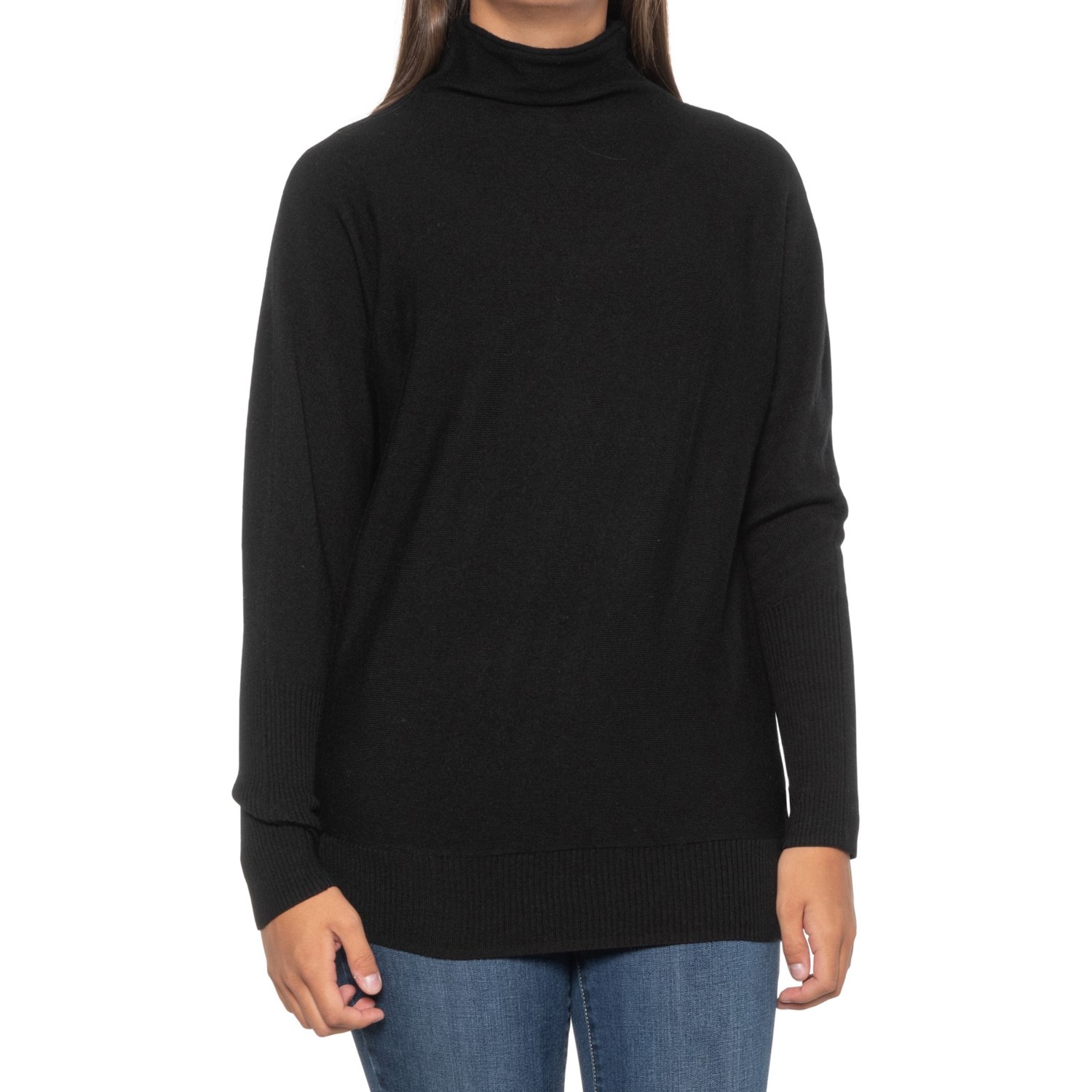 Telluride Clothing Company Rolled Scoop Neck Sweater - Merino Wool ...