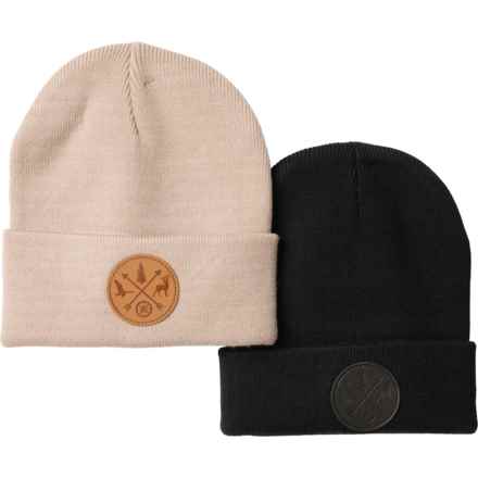 Telluride Clothing Company Super Soft Heavyweight Beanies - 2-Pack (For Kids) in Multi