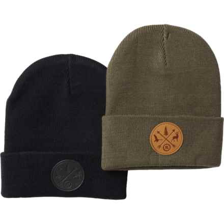 Telluride Clothing Company Super Soft Heavyweight Beanies - 2-Pack (For Kids) in Multi