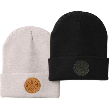 Telluride Clothing Company Super Soft Heavyweight Beanies - 2-Pack (For Kids) in Multi