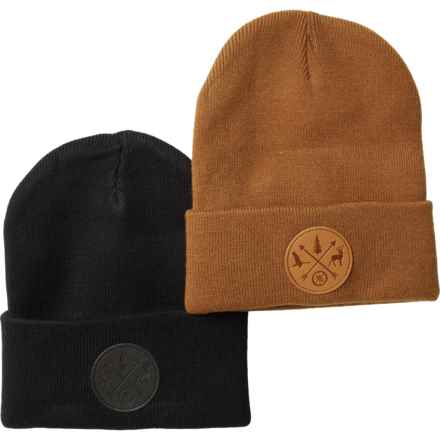 Telluride Clothing Company Super Soft Heavyweight Beanies - 2-Pack (For Kids) in Multi