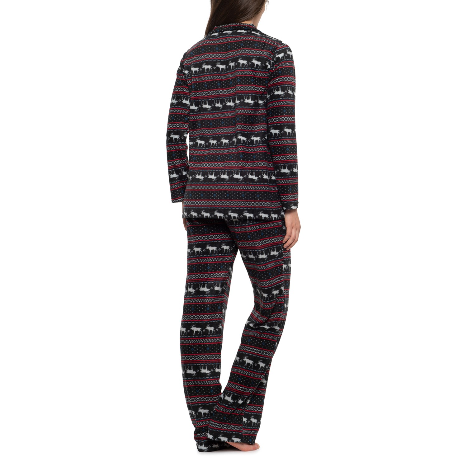 Telluride Moose Microfleece Pajamas (For Women) Save 68