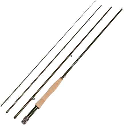 Temple Fork Outfitters Axiom 2 Freshwater Fly Rod with Case - 5wt, 9’, 4-Piece in Multi