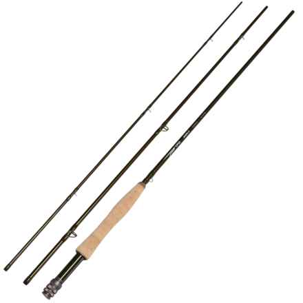 Temple Fork Outfitters Axiom 2 Saltwater Fly Rod with Case - 5wt, 9’, 4-Piece in Multi