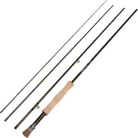 Temple Fork Outfitters Axiom 2 Saltwater Fly Rod with Case - 6wt, 9’, 4-Piece in Multi