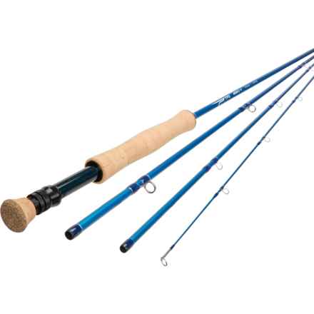 Temple Fork Outfitters Axiom 2-X Freshwater Fly Rod with Case - 5wt, 9’, 4-Piece in Blue