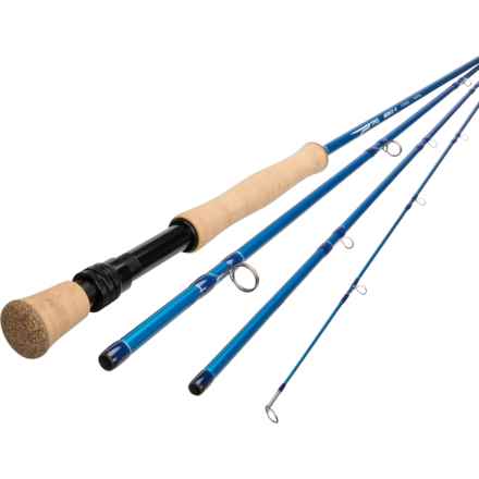 Temple Fork Outfitters Axiom 2-X Saltwater Fly Rod with Case - 11wt, 9’, 4-Piece in Blue