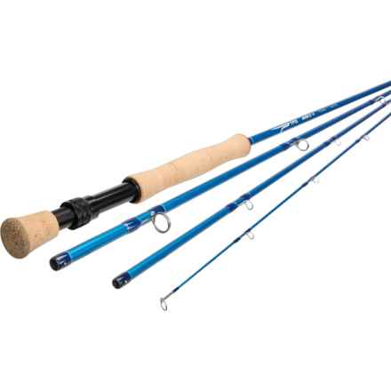Temple Fork Outfitters Axiom 2-X Saltwater Fly Rod with Case - 12wt, 9’, 4-Piece in Blue