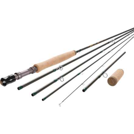 Temple Fork Outfitters Drift Freshwater Fly Rod with Case - 3wt, 9-12’3”, 6-Piece in Black