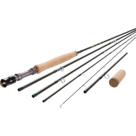 Temple Fork Outfitters Drift Freshwater Fly Rod with Case - 3wt, 9-12’3”, 6-Piece in Black