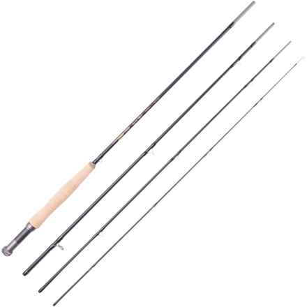 Temple Fork Outfitters Professional II Fly Rod - 4wt, 9’, 4-Piece in Black