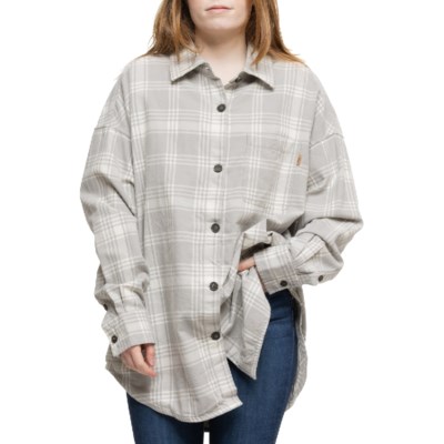 (取寄) テンツリー フランネル シャツ - ロング スリーブ tentree Fernwood Flannel Shirt - Long Sleeve  Vintage White tentree-fernwood-flannel-shirt