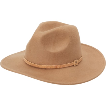 Tentree‎ Festival Wool Fedora Brown Women’s Hat Tentree Recycled Wool Fedora Festival Hat-Black Olive Green  main image 4