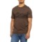tentree Mountain Scenic T-Shirt - Short Sleeve in Slate Brown/Meteorite Black