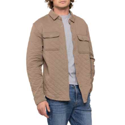 tentree Quilted Colville Shacket - Organic Cotton in Fossil