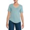 tentree TreeBlend T-Shirt - Short Sleeve in Tourmaline Blue Heather