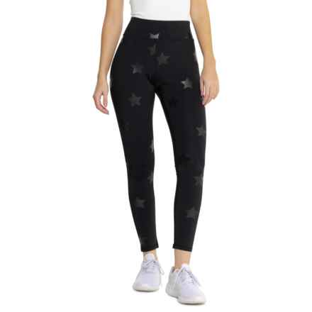 TEREZ Star Foil Uplift Leggings in Multi