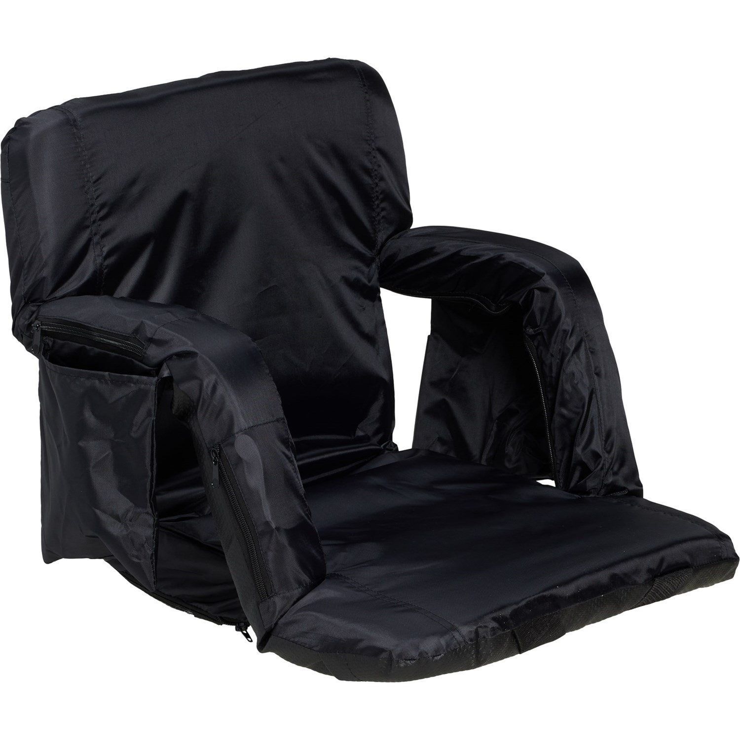 HOPERAN Double Heated Stadium Seats For Bleachers With Back Support And 25" Wide Cushion, Extra Portable Bleacher Seat Foldable Stadium Chair, USB 3 Levels Of Heat, 5 Pockets, For Outdoor Games Sports - View #6