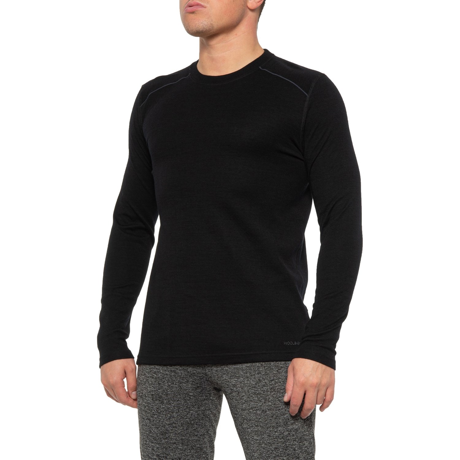 mens black base layer