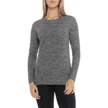 Terramar Cloud Nine 2.0 Base Layer Top - UPF 50+, Long Sleeve in Charcoal