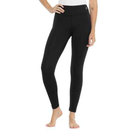 Terramar Cloud Nine 2.0 Solid Base Layer Leggings - UPF 50+ in Black