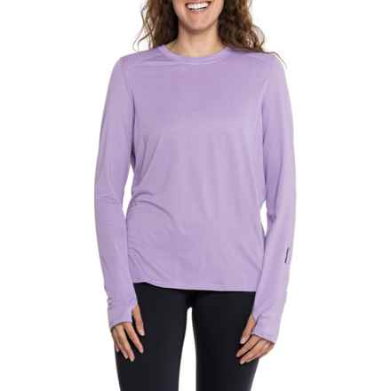 Terramar Ventilator Shirt - UPF 25, Long Sleeve in Digital Lavender