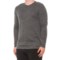 Terramar Woolskins 2.0 Base Layer Top - UPF 50, Merino Wool, Long Sleeve in Charcoal Heather