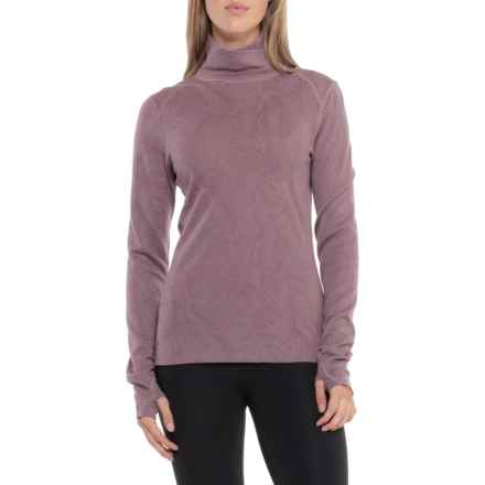 Terramar Woolskins 2.0 Base Layer Turtleneck - UPF 50, Merino Wool, Long Sleeve in Typography Jaquard