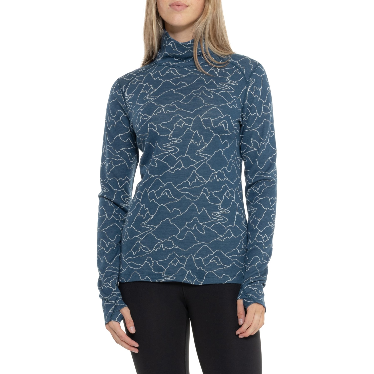 Terramar Woolskins 2.0 Base Layer Turtleneck - UPF 50, Merino Wool ...