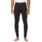 Terramar Woolskins Base Layer Pants - UPF 50, Merino Wool in Black