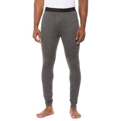 Terramar Woolskins Base Layer Pants - UPF 50, Merino Wool in Charcoal Heather