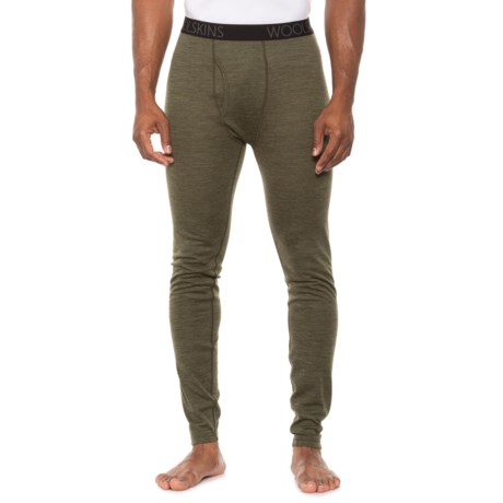 Terramar Woolskins Base Layer Pants - UPF 50, Merino Wool in Forest Green