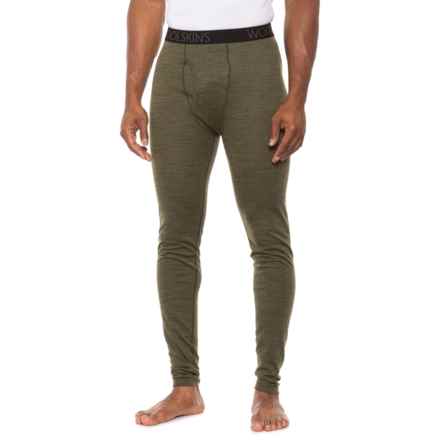 Terramar Woolskins Base Layer Pants - UPF 50, Merino Wool in Moss Green