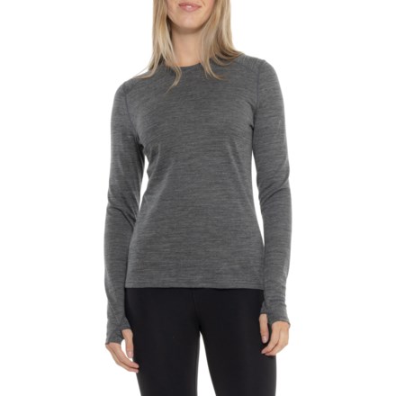 Terramar Woolskins Base Layer Top - UPF 50, Merino Wool, Long