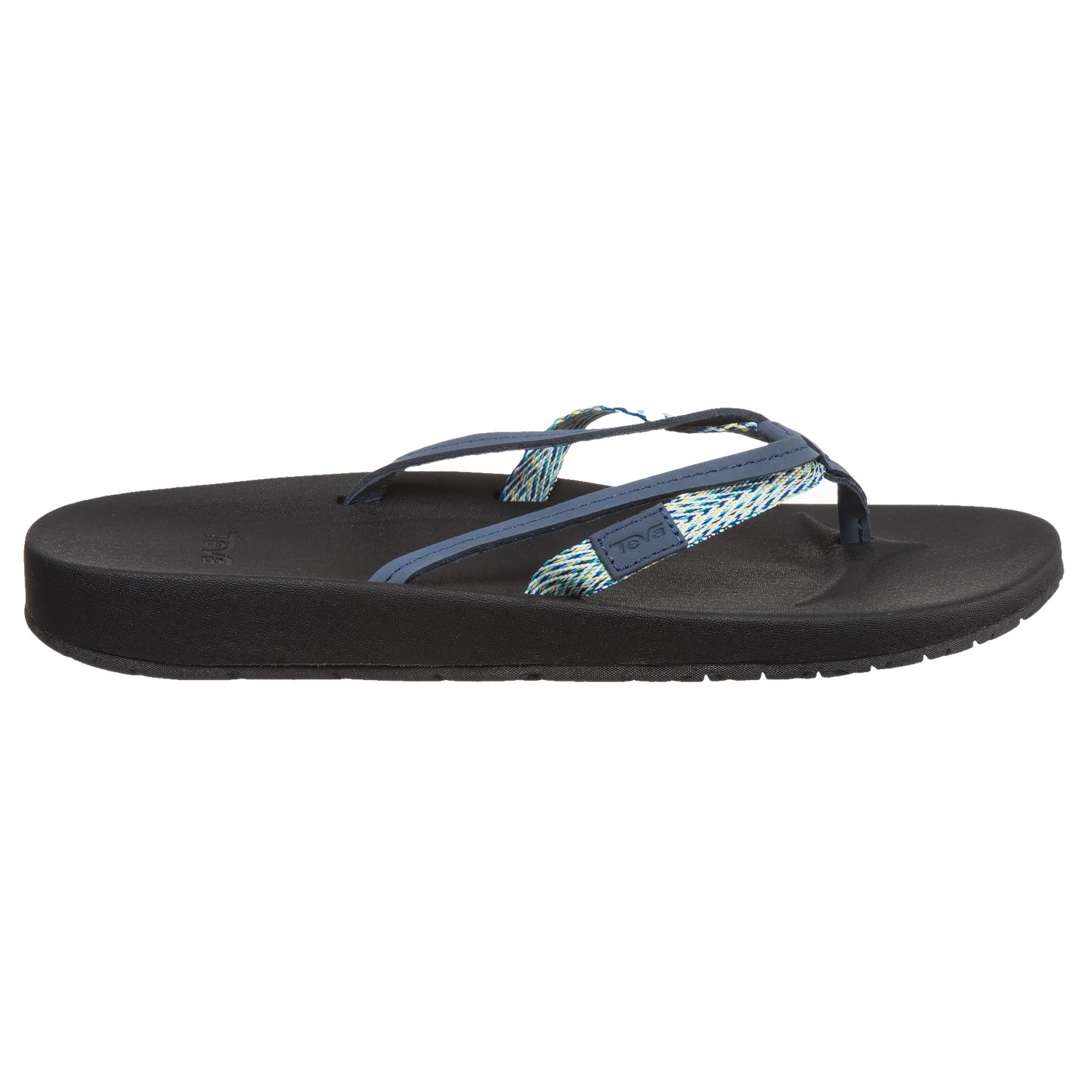 teva flip flops leather