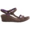 7860A_4 Teva Cabrillo Universal Wedge Sandals - Leather (For Women)