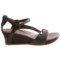 7859W_4 Teva Capris Wedge Sandals - Leather (For Women)